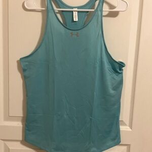 NWT Under Armour tank top aqua women’s L